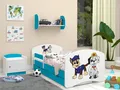Produktbild: Kinderbett Paw 140x70 - Matratze & Schublade & Rausfallschutz