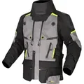 Produktbild: LS2 Apollo, Textiljacke wasserdicht - Dunkelgrau/Schwarz/Neon-Gelb - 3XL