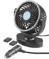Produktbild: Lescars Ventilator 12V: Kfz-Ventilator für 12-V-Anschluss, 2 Geschwindigkeits-Stufen, 3 Watt (12 Volt, Auto Volt, Innenraum)