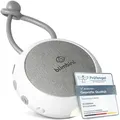 Produktbild: blimbini® blimbini® Einschlafhilfe, White Noise Machine für Babys & Erwachsene Einschlaf- und Durchschlafhilfe (tragbar für unterwegs, Nachtlicht, Timerfunktion, Silikonschlaufe) grau|weiß