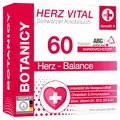 Produktbild: BOTANICY Herz Vital - 60 Schwarzer Knoblauch Kapseln - ABG10+ Extrakt mit S-Allyl Cystein - Herz, Blutdruck, Gefäße - Plus Eisen, Vitamine B1, B9, B12 & K1 - Hohe Bioverfügbarkeit, Geruchlos, Vegan