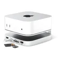 Produktbild: iMounts Mac Mini M4 Dockingstation mit M.2 NVMe SSD-Gehäuse – USB-C, HDMI, SD-Kartenleser, Aluminium – Kompatibel mit Mac Mini M4 2024/2025