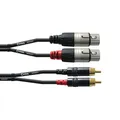 Produktbild: Cordial CFU 1.5 FC Audiokabel XLR f-Cinch 1,5 m Rean Stecker