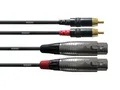 Produktbild: Cordial Kabel XLR Female  auf Cinch, 1,5m, Kabel, Paar