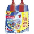 Produktbild: Vileda Ersatz-Wischmopp SuperMocio 3Action 150732, Streifenmopp, Viskose und Polyester, 2 Stück