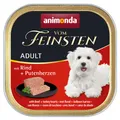 Produktbild: animonda Vom Feinsten Adult Rind Putenherzen 22x 150 g Hundefutter Nassfutter