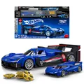 Produktbild: Mattel Brick Shop Hot Wheels Cadillac GTP Hypercar JFR89 236 Teile 1:32 OVP