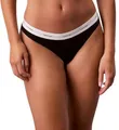 Produktbild: Calvin Klein Damen String Thong mit Stretch, Schwarz (Black), XL