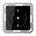 Produktbild: Jung A1520SW Schutzkontakt-Steckdose, 16 A 250 V ~, Duroplast, Serie A, schwarz