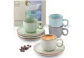 Produktbild: SÄNGER Espressotasse Rio, Steingut, Espressotassen Set für 4 Personen, bunt, 80 ml, VALUE COLLECTION