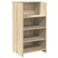 Produktbild: vidaXL Empfangstheke Sonoma-Eiche 55x50x103,5 cm Holzwerkstoff, Empfangstresen, Salon Empfangstheke, Kassentheke, Empfangstisch, Büro Empfangstheke
