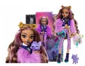 Produktbild: Monster High Clawdeen Wolf doll + accessories + animal Crescent HRP65 Mattel