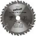 Produktbild: Wolfcraft - 6731000 Hartmetall Kreissägeblatt 140 X 12.75 Mm Zähneanzahl: 18 1 St.