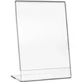 Produktbild: HMF 46932 Acryl Tischaufsteller Schräg DIN A5 Hochformat Glasklar