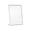 Produktbild: HMF 46932 Acryl Tischaufsteller schräg | DIN A5 Hochformat | Glasklar