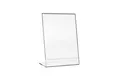 Produktbild: HMF Bilderrahmen 4693 Acryl Tischaufsteller schräg, für 1 Bilder (1 St), L-Ständer DIN A5 Hochformat, Glasklar