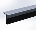 Produktbild: Elton IBS 90°/18 Türbodendichtung Aluminium 100cm x 12,5mm, Polypropylen-Bürste