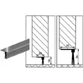 Produktbild: Dichtungsbürste IBS 90/18 Alu 1 Meter Vorgebohrt, Gesamthöhe 18 mm