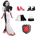 Produktbild: Hasbro Disney Princess Villains - Cruella De Mon, Fashion Puppe mit Zubehör und Abnehmbarer Kleidung, Spielzeug für Kinder ab 5 Jahren, Mehrfarbig