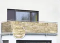 Produktbild: Balkonumspannung, Sichtschutz Mauer, Windschutz, Balkonsichtschutz, WENKO