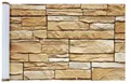 Produktbild: MAXIMEX Balkon Sicht Schutz 5 m MAUER MOTIV Terrasse Wind Verkleidung Umrandung