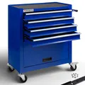 Produktbild: AREBOS Werkstattwagen Werkzeugwagen Rollwagen Werkzeugkiste Toolbox 4 Fächer