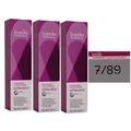 Produktbild: Londa Professional permanente Cremehaarfarbe Extra Rich 3 x 60 ml 7/89 mittelblo
