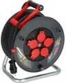 Produktbild: Brennenstuhl Kabeltrommel 40 m Schwarz Schutzkontakt-Stecker m IP44 Rot (9232400100)