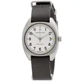 Produktbild: Hamilton Armbanduhr Khaki Luftfahrt Pilot Pioneer Mechanisch | Swiss Made | 36 mm x 33 mm Edelstahlgehäuse | Silbernes Zifferblatt Analoguhr | graues Textil-NATO-Armband (Modell: H76419951), silber,