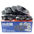 Produktbild: H&R Spurverbreiterung VA+HA ABE für Audi Seat Skoda VW 20/24mm schwarz