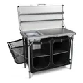 Produktbild: Kampa Dometic Chieftain Campingküche, 85x50x131cm, schwarz