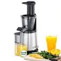 Produktbild: Russell Hobbs Slow Juicer Profi [Entsafter für Obst & Gemüse & Kräuter] Edelstahl (3 Siebeinsätze:fein, grob & gefrorene Früchte, inkl Rücklauffunktion, BPA-frei, Obstpresse) Saftpresse 25170-56