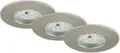 Produktbild: LED Einbauleuchten 3er Set IP44 5W silber Kunststoff Ø7,5cm Briloner