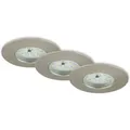 Produktbild: Briloner - led Einbauleuchten 3er Set IP44 5W silber Kunststoff Ø7,5cm