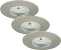 Produktbild: Briloner LED Einbauleuchten Attach matt-nickel 3er Set  Deckenspot Lampen