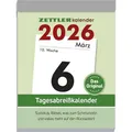 Produktbild: Zettler Tagesabreißkalender XL 2026 – Abreißkalender 8 × 11 cm, 1 Tag pro Seite mit Sudoku, Rezepten, Rätseln & Tipps auf den Rückseiten, FSC-zertifiziert