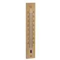 Produktbild: Analoges Innen Außen Thermometer aus Eichenholz, 12.1059.01, 27,40 cm groß, G...