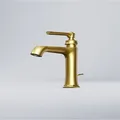 Produktbild: Steinberg Serie 350 Waschtischarmatur 3501000BG mit Ablaufgarnitur, brushed gold