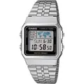 Produktbild: Casio A500WEA-1EF Collection Weltzeit Digitaluhr - Silber