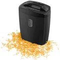 Produktbild: GENIE 580 Aktenvernichter 10 Blatt Partikelschnitt und CD Vernichtung schwarz