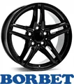 Produktbild: 4x Borbet XR 7,5X17 5/120 ET35 Black Glossy