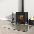 Produktbild: Kaminofen Glasplatte Rechteckig 80x50 cm