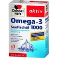 Produktbild: Doppelherz | Omega-3 Seefischöl 1000 | 80 Kapseln