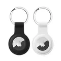Produktbild: 2 Stück Schlüsselanhänger für Apple AirTag Anhänger, Airtags Hülle Silikon Ca...