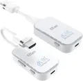 Produktbild: EZCAST Pocket 4K Wireless HDMI Sender und Empfänger zum Spiegeln von Streaming-Video/Audio von PC, Laptop, Projektor