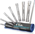 Produktbild: TAVIALO Gabel- und Ringschlüssel WERKFIX Ring-Maulschlüsselsatz 7-tlg. aus CrV-Stahl (7 St., Rohrsteckschlüssel-Satz in praktischer + robuster Aufbewahrungstasche), 6/7, 8/9,10/11,12/13,14/15,16/17,18/19mm