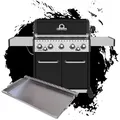Produktbild: Broil King Baron 590 inkl. Drehspieß + SANTOS XXL Plancha