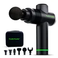 Produktbild: Tunturi MG40 Massagepistole – Massagegerät mit Multi-Griff – Inklusive 6 Aufsätze und Koffer – Extra kraftvoll und leise – Inkl. App