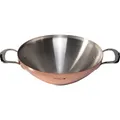 Produktbild: De Buyer Prima Matera Wok Kupfer/Edels. mit 2 Griffen ind.