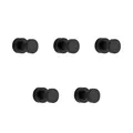 Produktbild: Matte Schwarz Handtuchhaken 5 Stück Rostfreies Metall Wandhaken Self Adhesive...